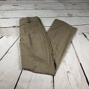 Izod Tan Plaid Golf Pants
